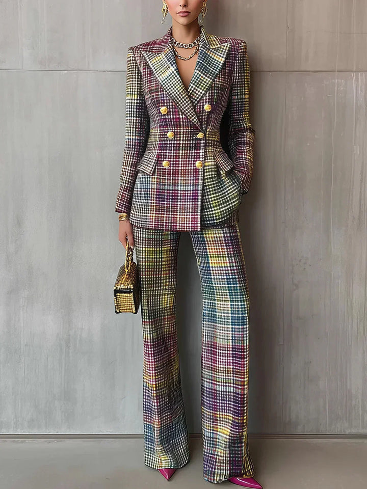 Women's power suit blazer co-ord – side view