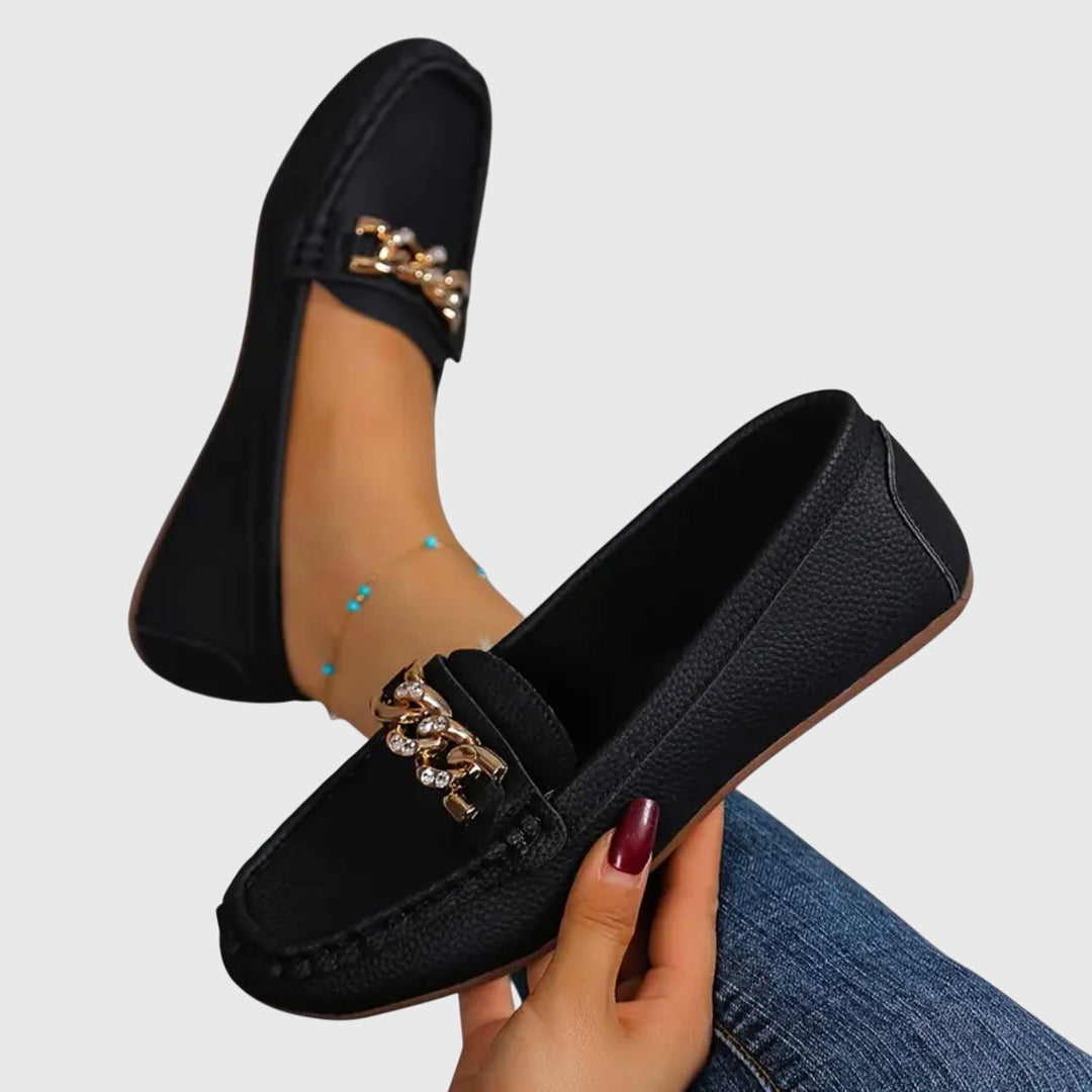 Melissa Orthopedic Loafers — close-up detail