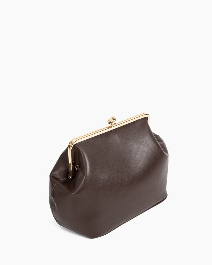 Women's Gallery Weekend Sculptural Leather Kisslock Bag