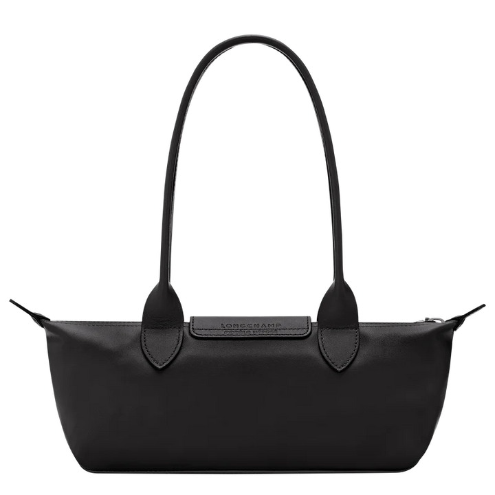 Longchamp Le Pliage Xtra M black leather bag – lifestyle editorial