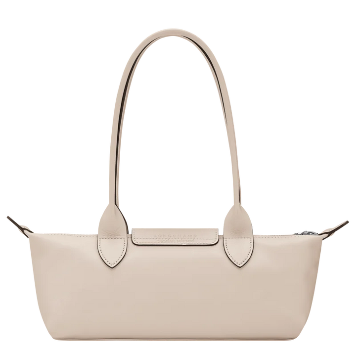 Le Pliage Xtra M paper cream leather bag – detail view