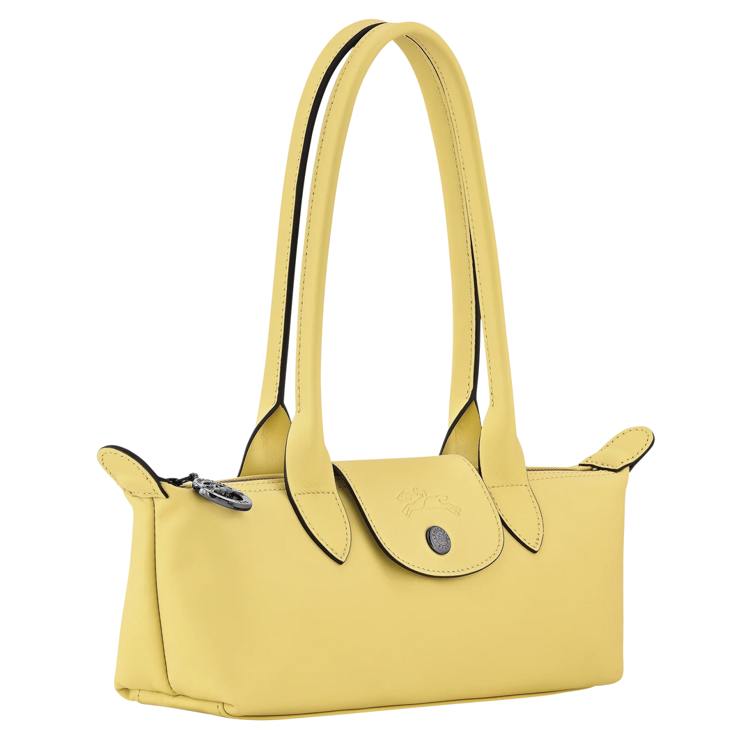 Le Pliage Xtra M lime green shoulder bag – detail view