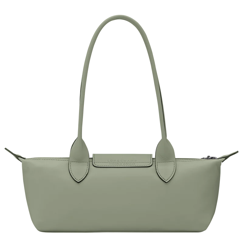 Longchamp Xtra M tundra bag – zip closure and flap detail