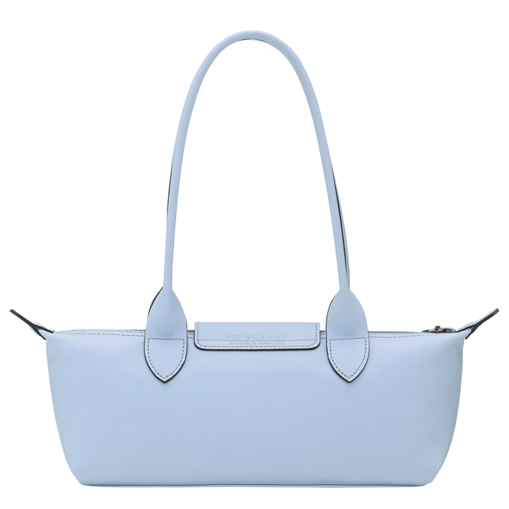 Le Pliage Xtra M wave blue leather bag – detail view