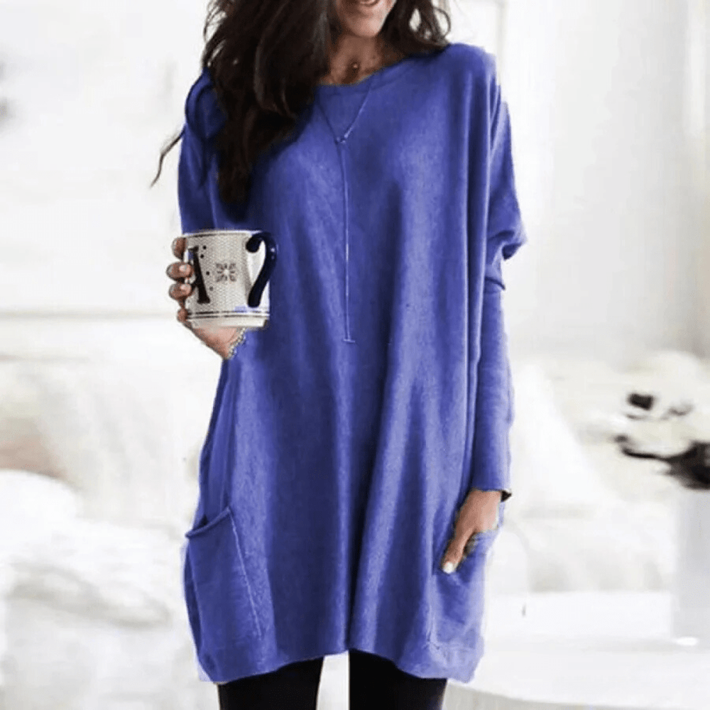 Sophia Casual Pocket Sweater — alternate view