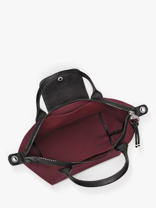 Longchamp Le Pliage Energy Small Crossbody Bag Burgundy Wine Red detail