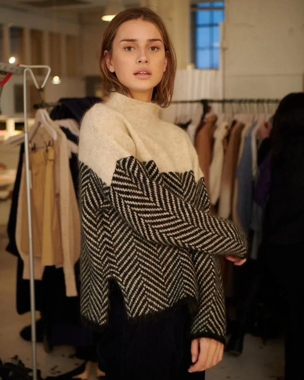 Adelie Premium Turtleneck Sweater — alternate view