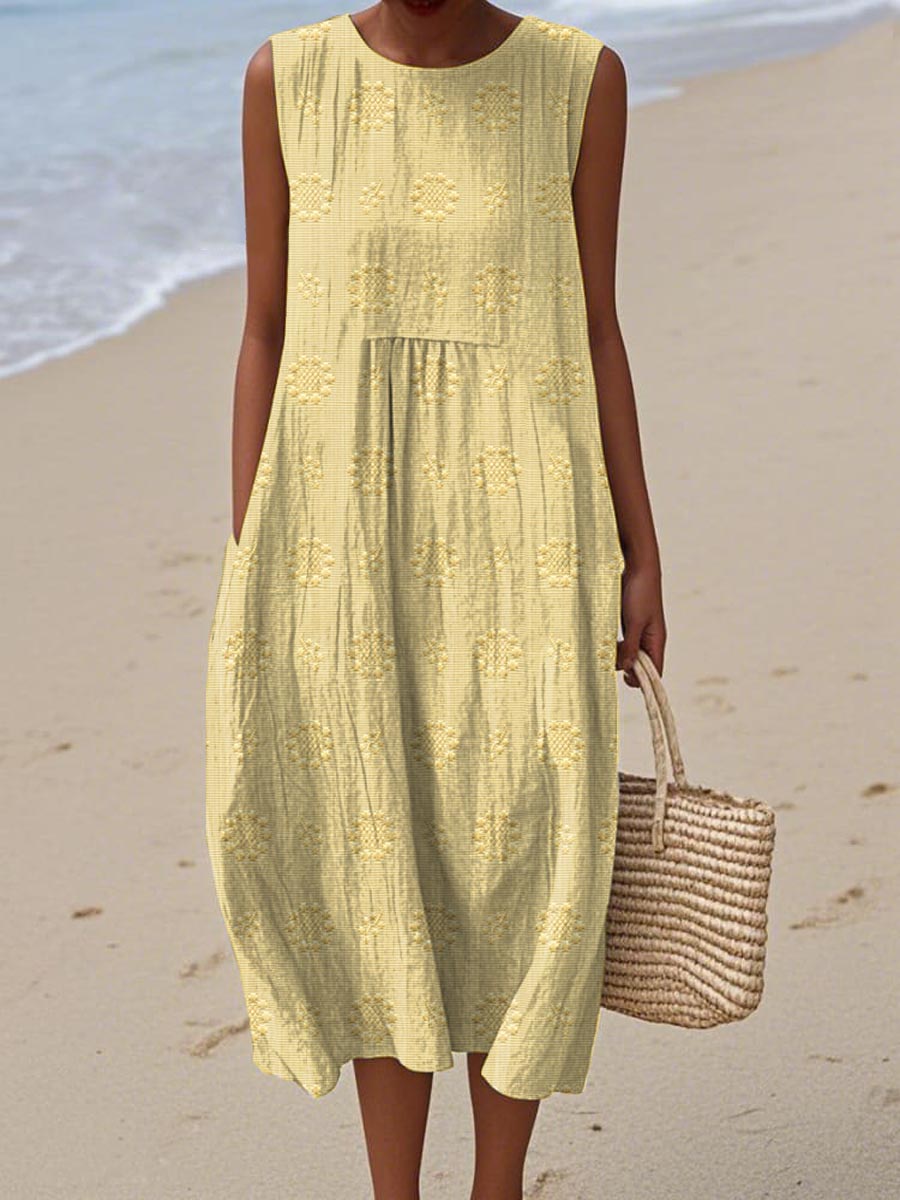 Beatrice Printed Maxi Dress — product view