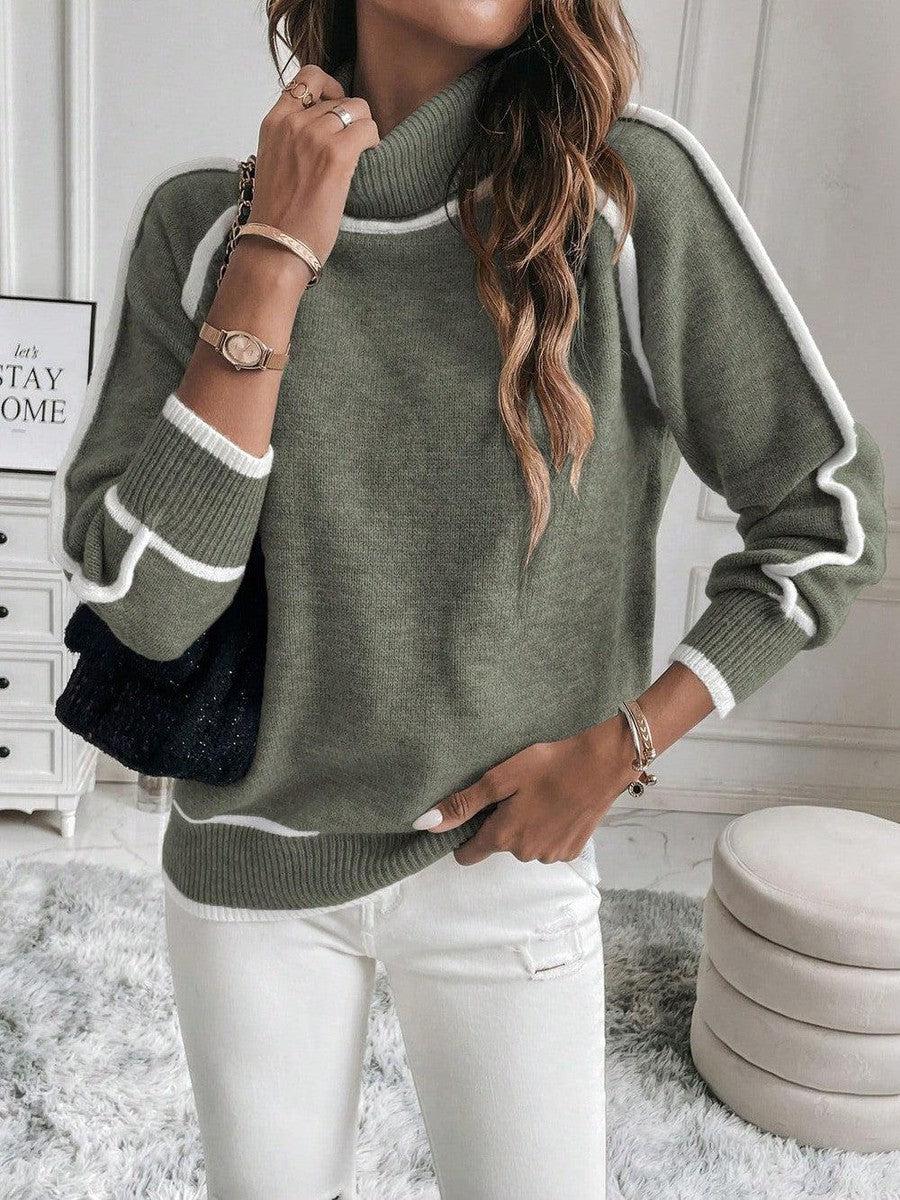 Lily Cozy Turtleneck Sweater — product view