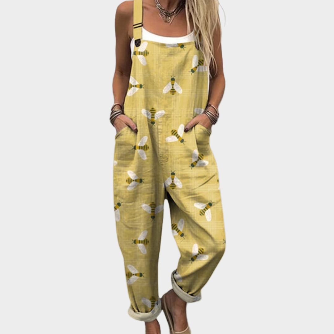 Relaxed Dungaree Jumpsuit — front view