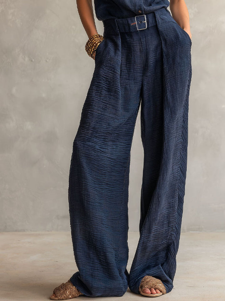 Boho midnight slate utility jumpsuit styled look