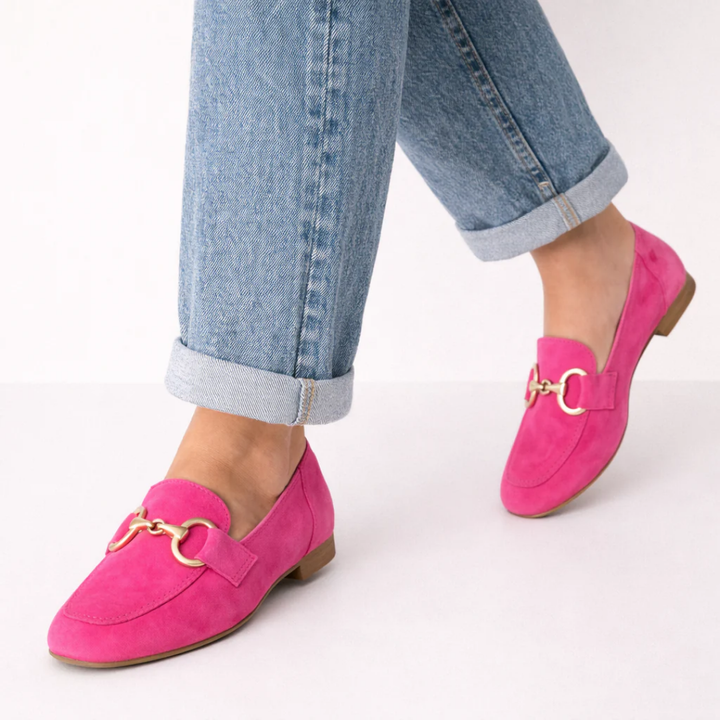 Elegant Loafers with Metal Detail — side view