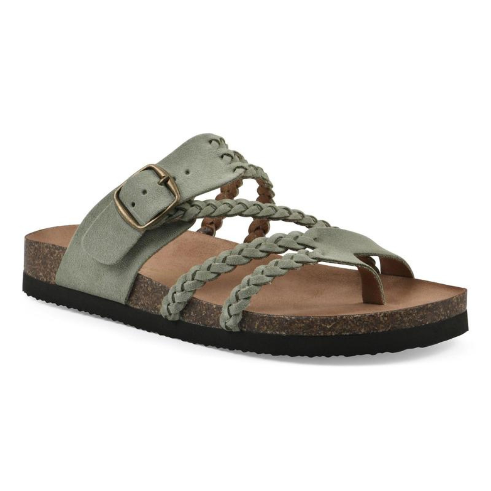Harriet Braided Cork Sandals — front view