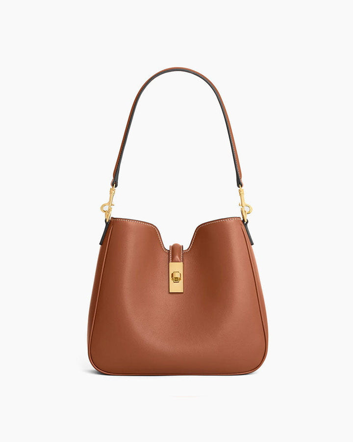 Women's Daily Commute Soft Leather Hobo Shoulder Bag