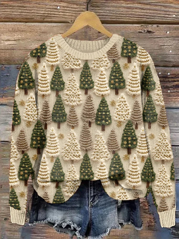 Grace- Comfortable Holiday Sweater Sweater — alternate view