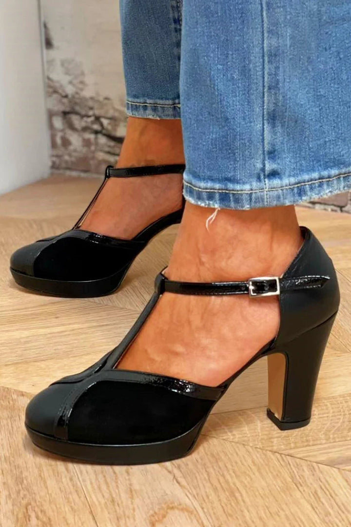 T-Bar Platform Decollete — side view
