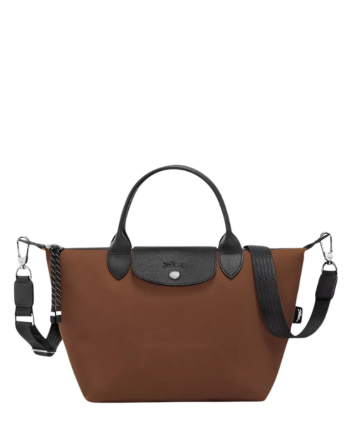 Longchamp Le Pliage Energy Small Crossbody Bag Brown front view