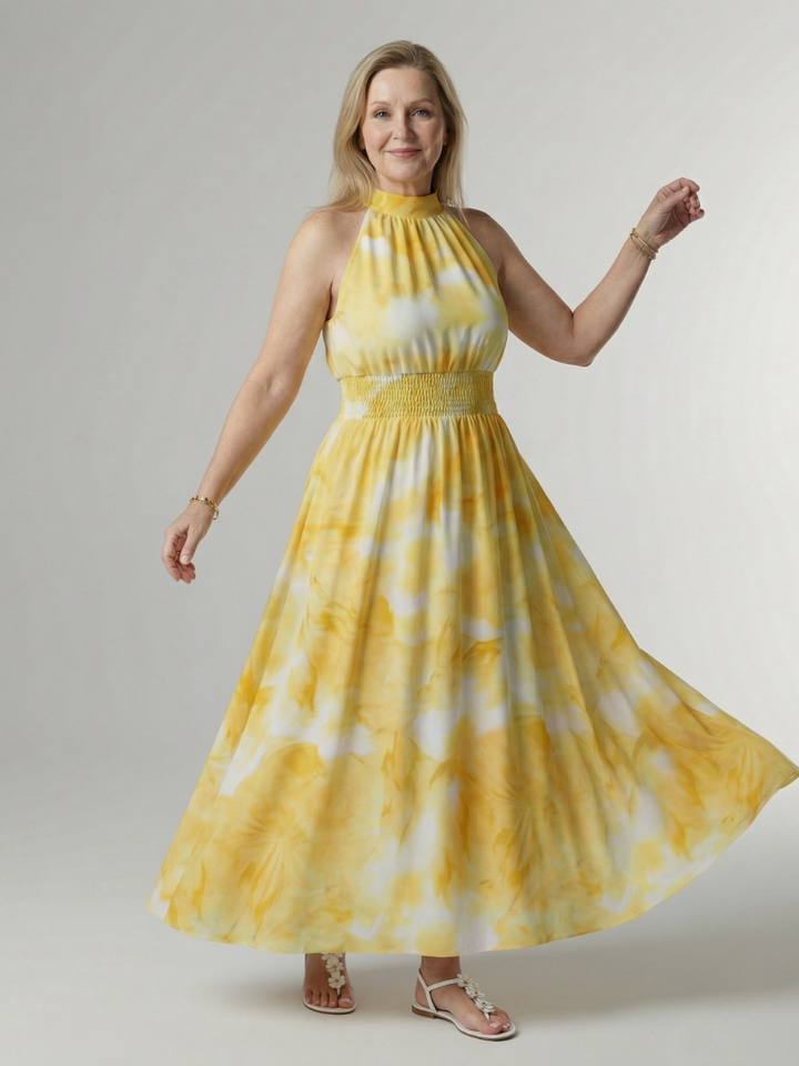 Sylin Midi Dress — front view