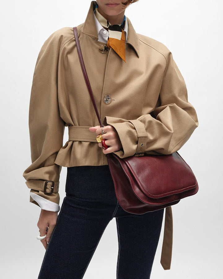 Women’s Minimal Chic Flap Crossbody Bag