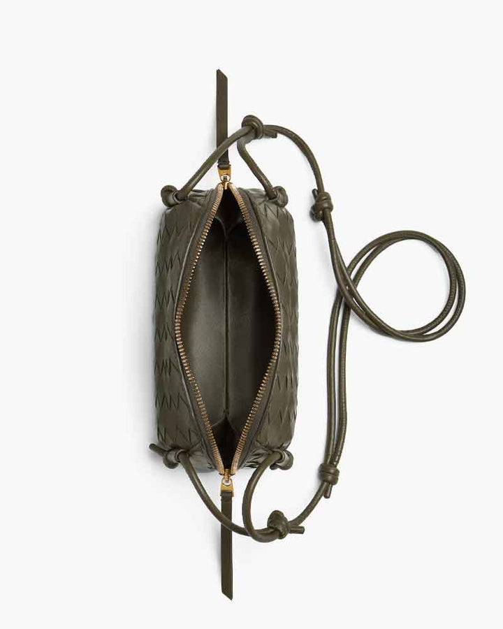 Women’s Travel Airport Intrecciato Crossbody Pouch Bag
