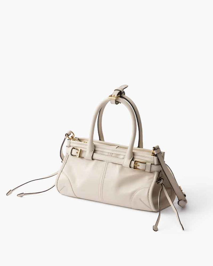 Women's Airport Look Elegant Buckle Leather Tote