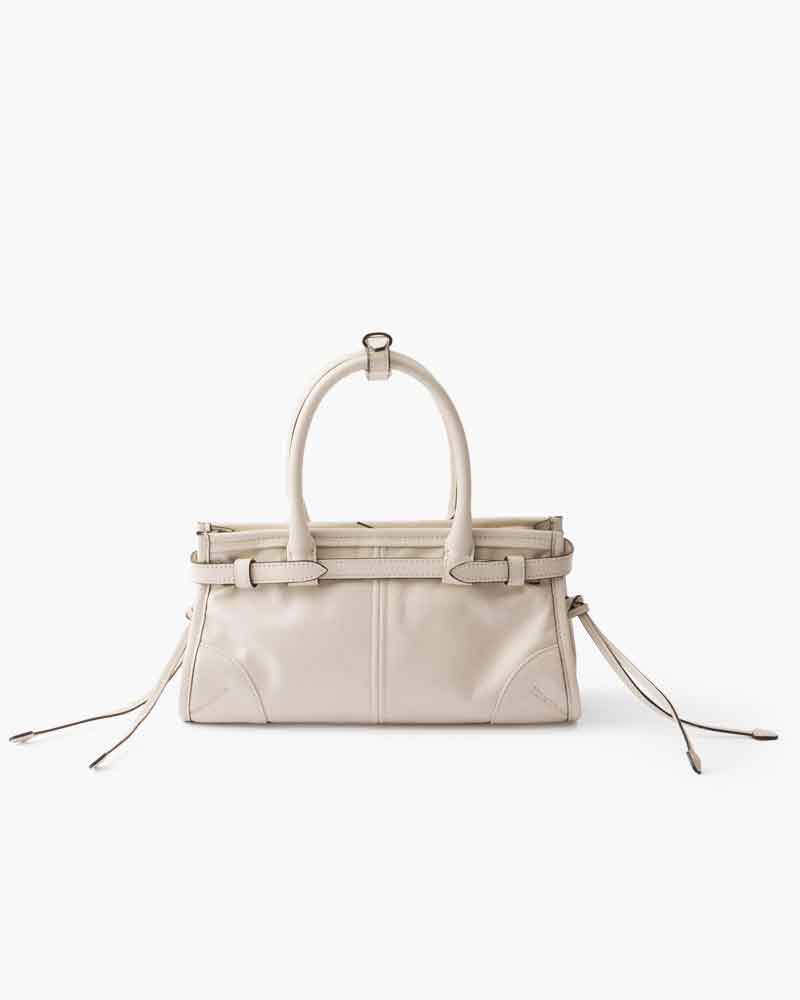 Women's Airport Look Elegant Buckle Leather Tote