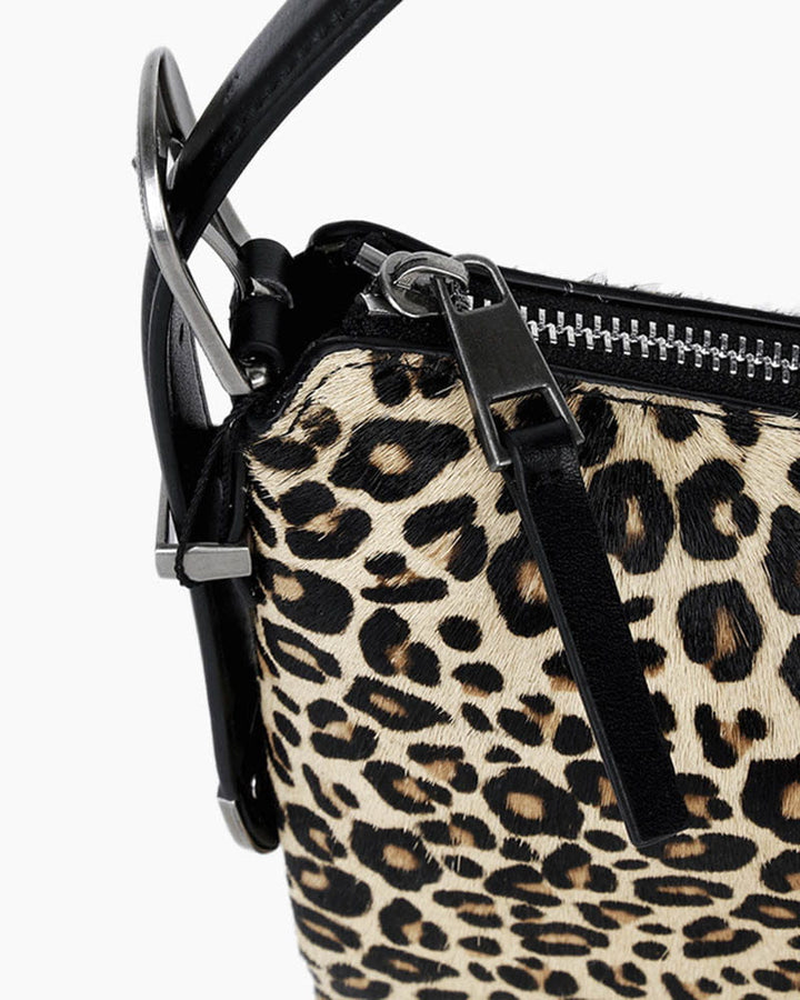 Women's Daily Office Animal Print Horsehair Underarm Bag