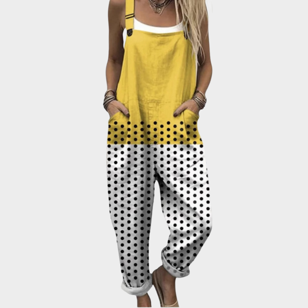 Relaxed Dungaree Jumpsuit — front view