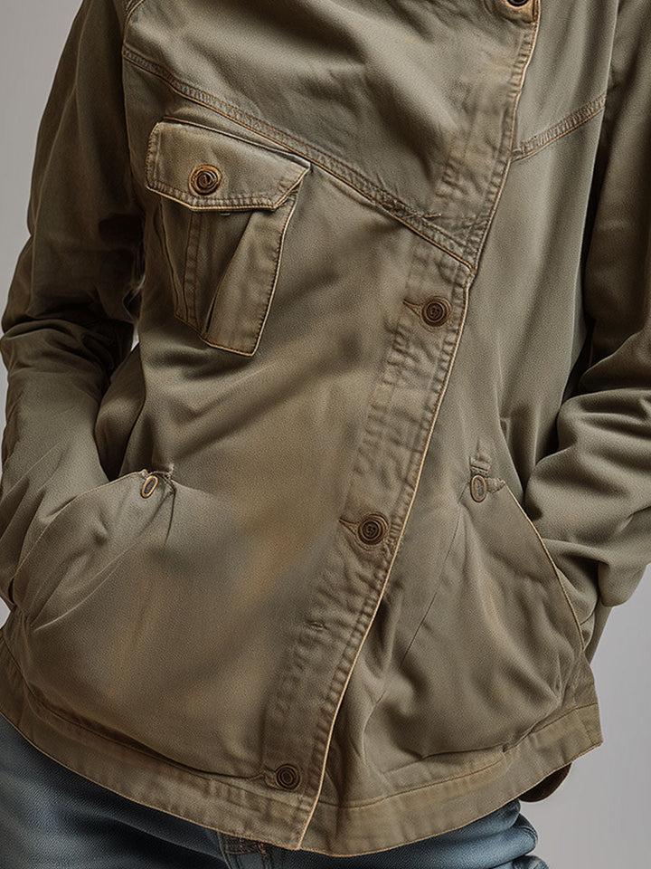 Pocket jacket full length view