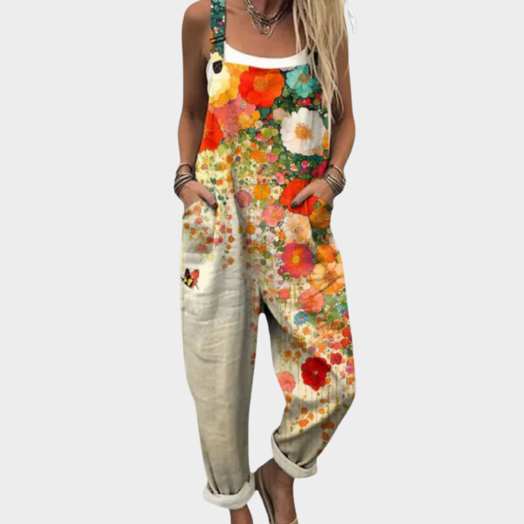 Relaxed Dungaree Jumpsuit — front view
