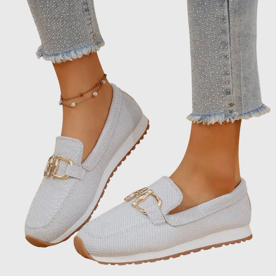 Susana Orthopedic Loafers — close-up detail