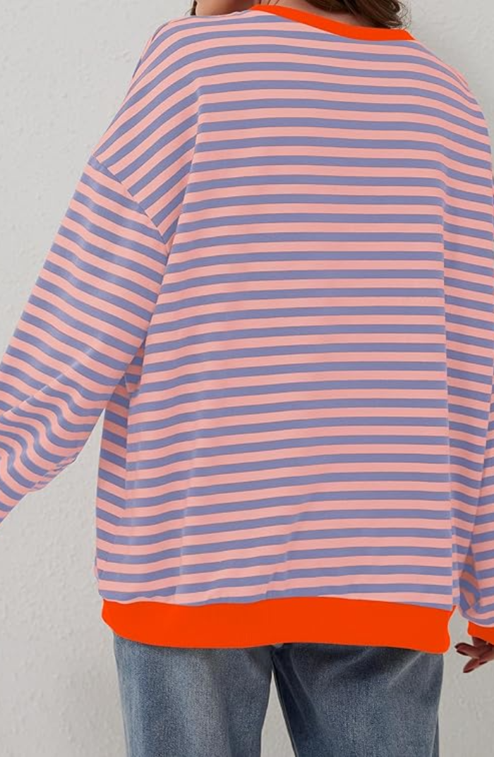 Mana Striped Oversized Sweater — additional view