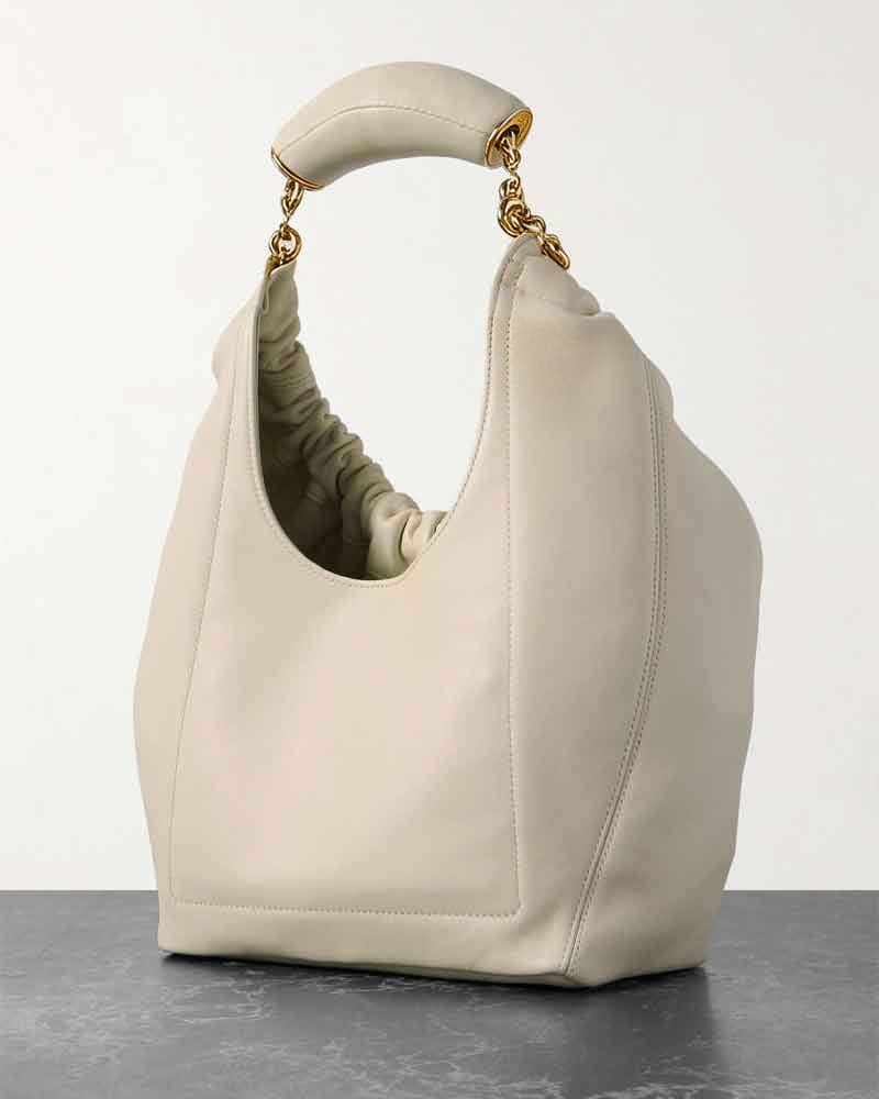 Small Burgundy Nappa Bag for Artful City Living