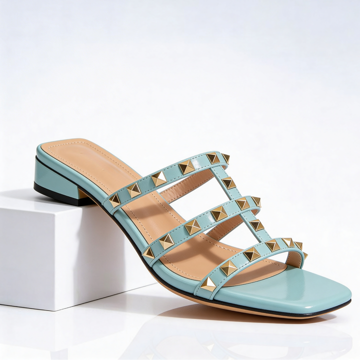 Odette Studded Sandal — back view