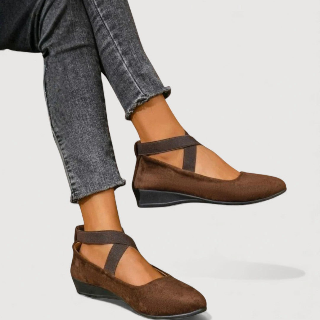 Livia Elegant Comfort Flats — side view