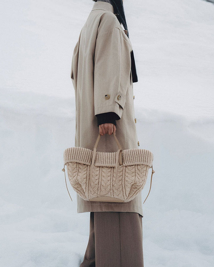 Women's Textured Top Handle Bag
