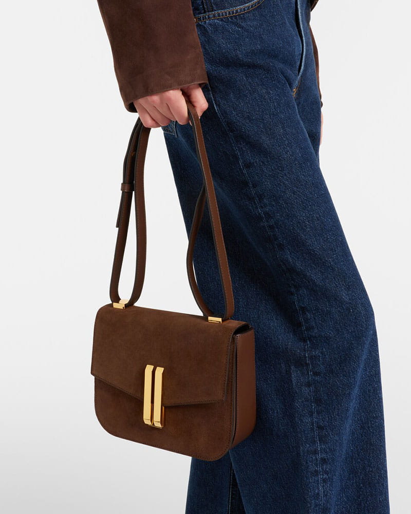 Chic City Evening Suede Shoulder Companion