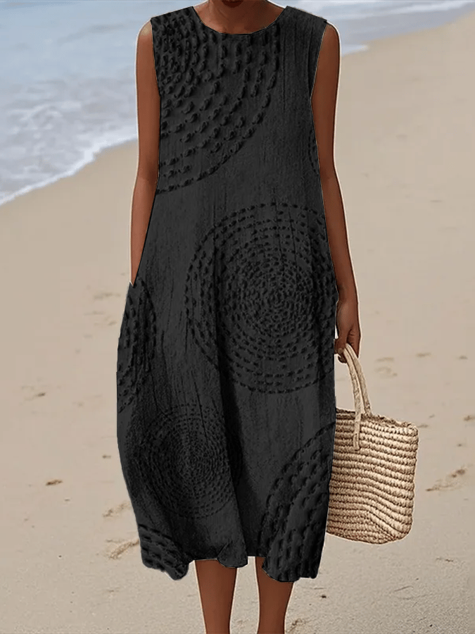 Classic Printed Printed Maxi Dress — alternate view