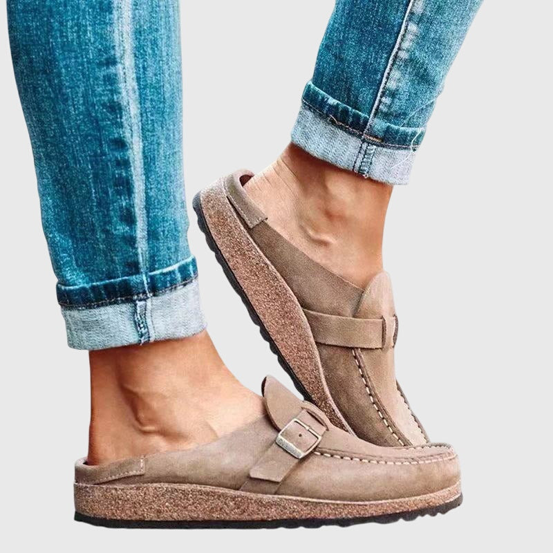 Kendra Elegant Orthopedic Clogs — side view