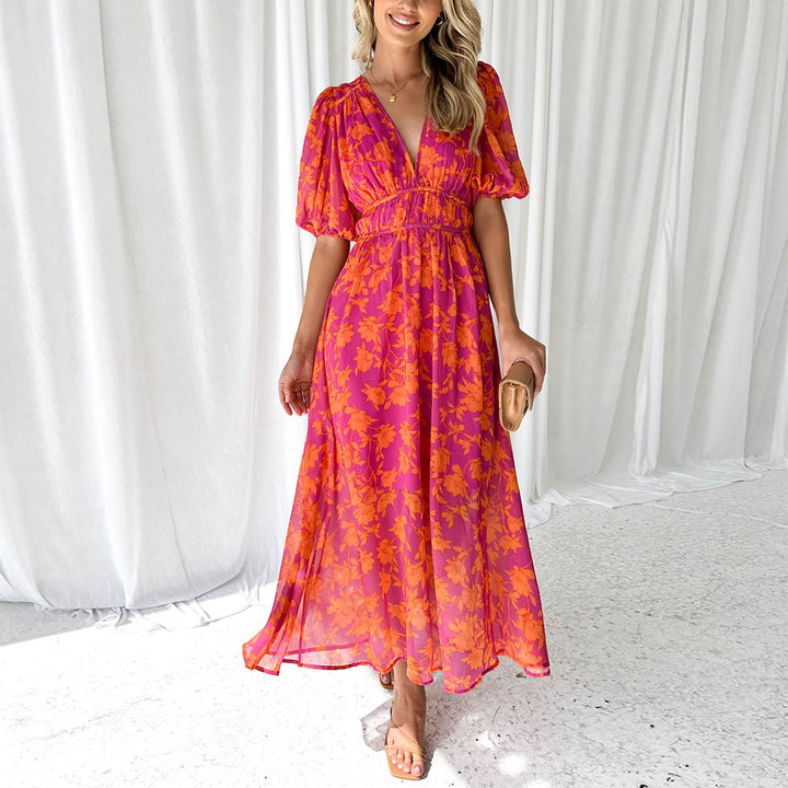 Clara - Maxi Spring Dress — front view
