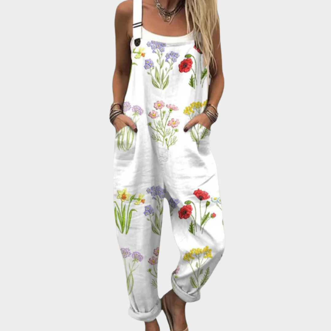 Relaxed Dungaree Jumpsuit — front view