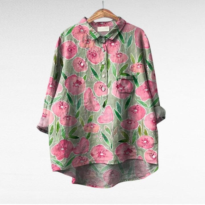 Winifred Colourful Summer Blouse — product view