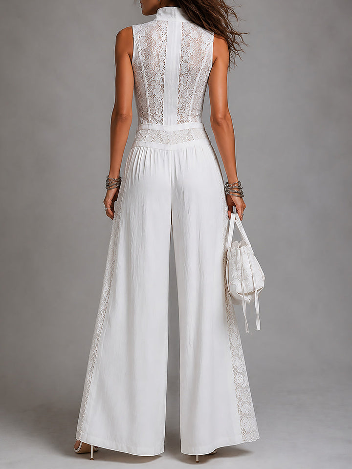 Tencel jumpsuit back view
