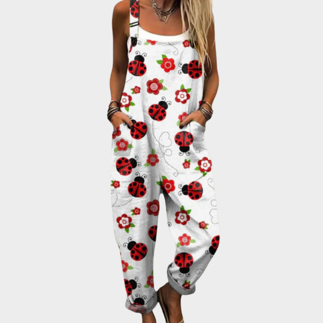 Relaxed Dungaree Jumpsuit — front view