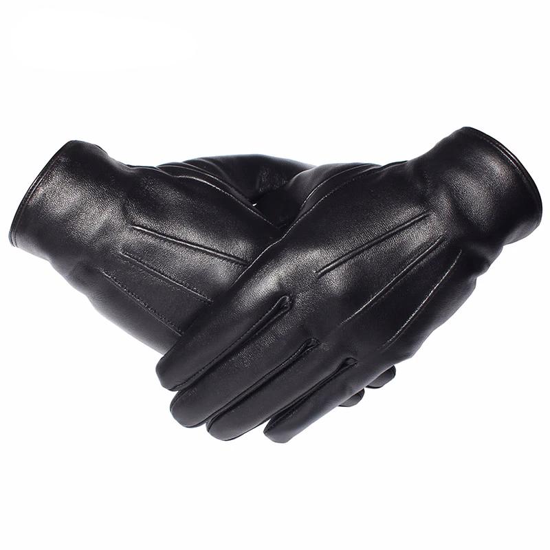 Vintage Leather Gloves Brown Mens Pair View | The Ashwell