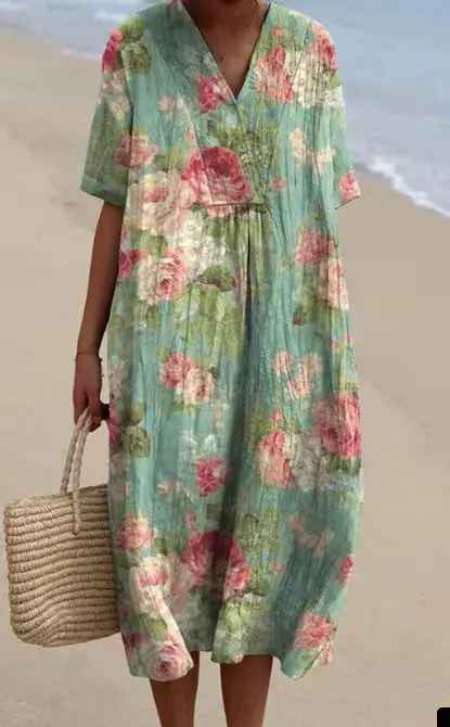Fenna Printed Maxi Dress — product view