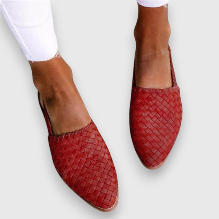 Lysena Comfy Sandals — back view