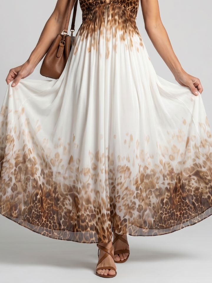 Orlune Midi Dress — back view