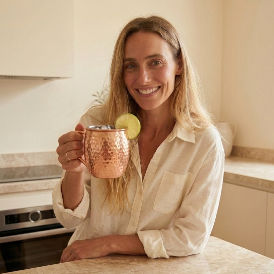 Hammered Copper mule mug - 16 oz