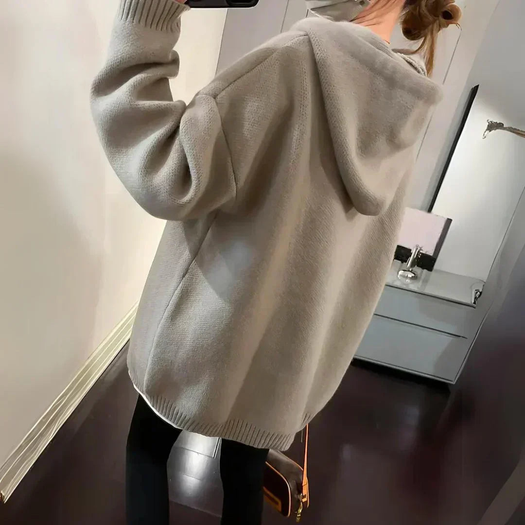 Riley Warm Lounge Hoodie — back view